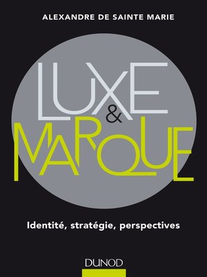cover image of Luxe et marque